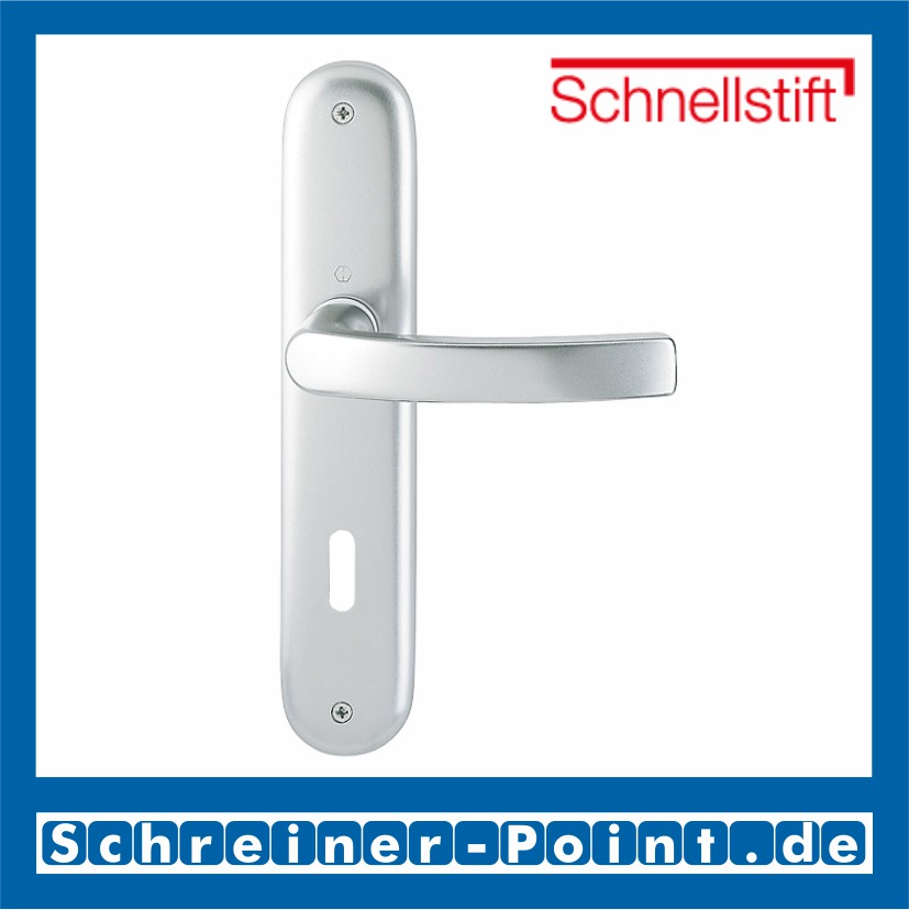 Hoppe Luxembourg Aluminium Langschildgarnitur F1 Natur 199/273P, 2962019, 2962043, 2962060, 2806551